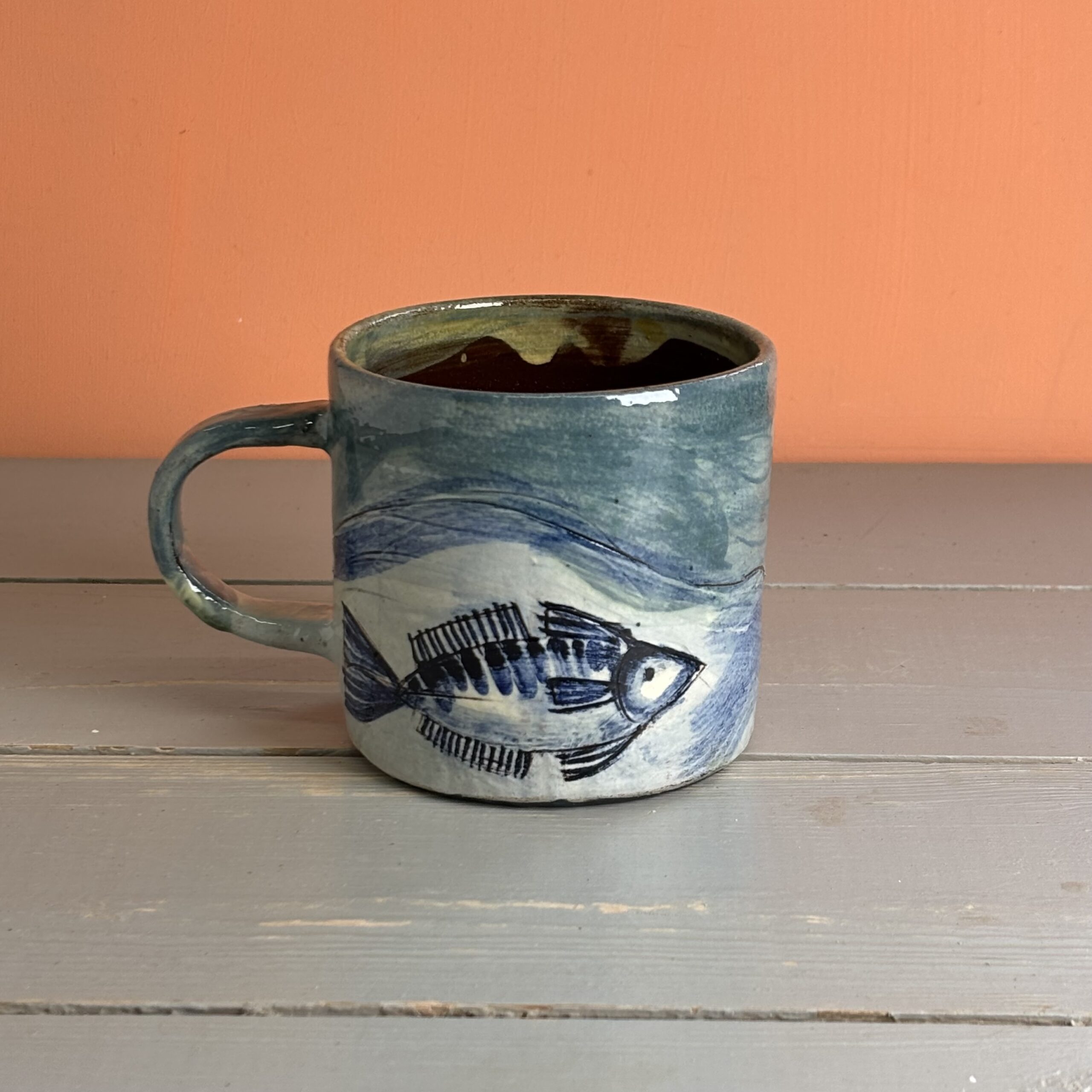 Yellow Fishing Boat Mug - Image 2